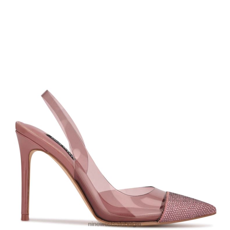 Nine West L48XT1108 roze/helder francin slingback-pumps