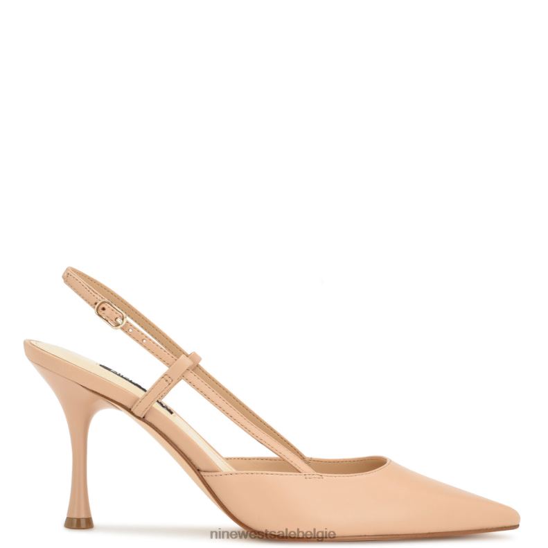 Nine West L48XT1393 warm blozen leer penis slingback pumps