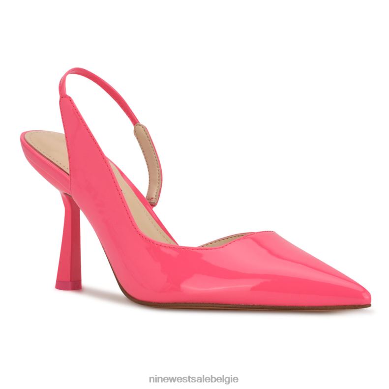 Nine West L48XT1944 miami roze Mollie slingbacks met puntige neus en hak