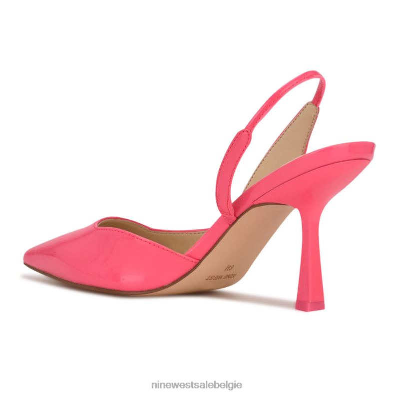 Nine West L48XT1944 miami roze Mollie slingbacks met puntige neus en hak