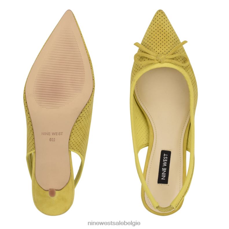 Nine West L48XT2257aperf slingback pumps met puntige neus