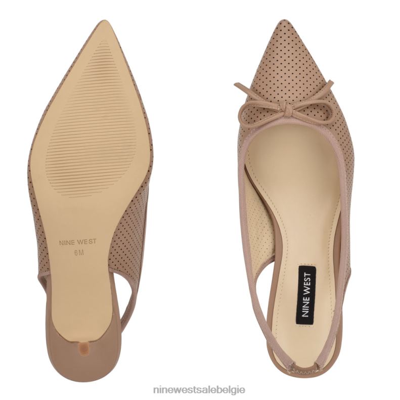 Nine West L48XT2258aperf slingback pumps met puntige neus