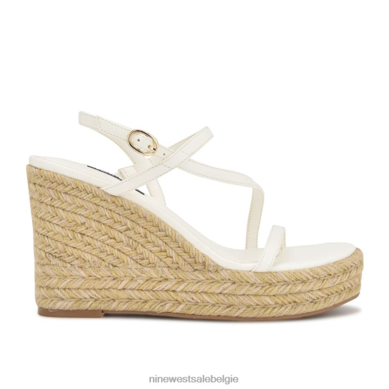 Nine West L48XT1131 wit Jills espadrille sandalen met sleehak