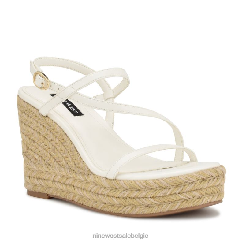 Nine West L48XT1131 wit Jills espadrille sandalen met sleehak