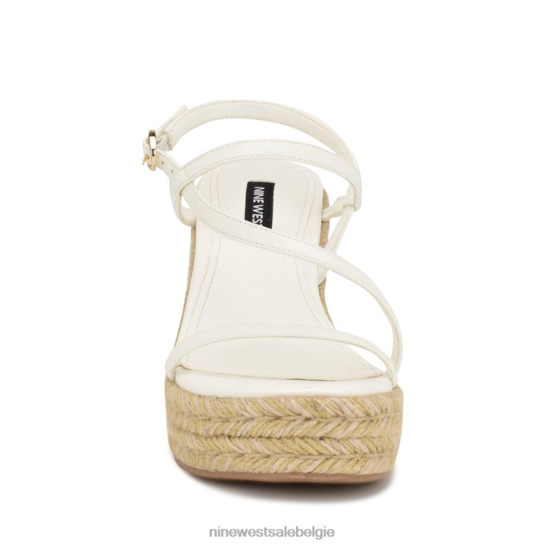 Nine West L48XT1131 wit Jills espadrille sandalen met sleehak