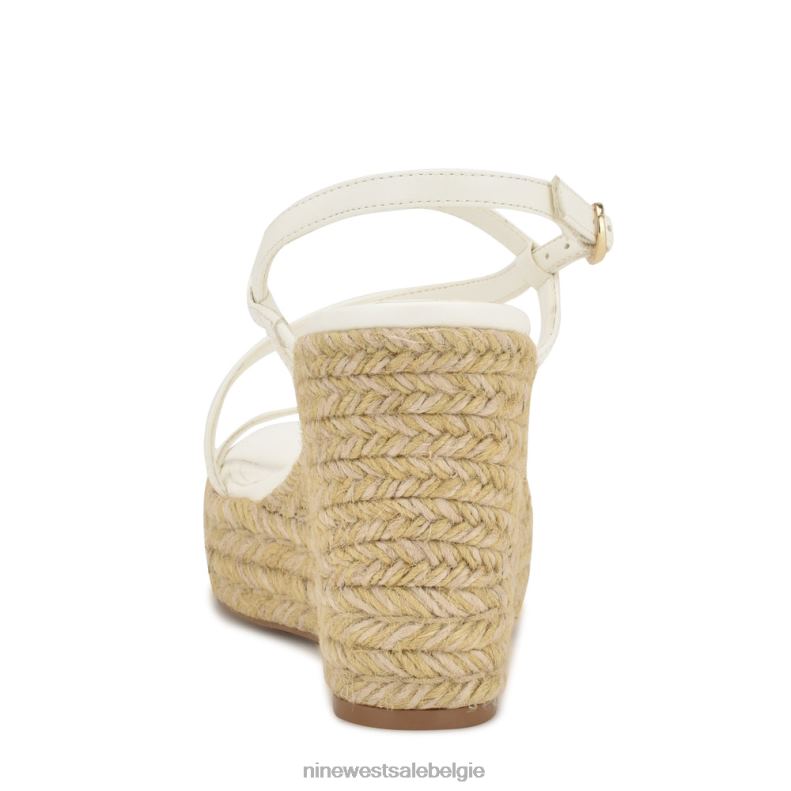 Nine West L48XT1131 wit Jills espadrille sandalen met sleehak