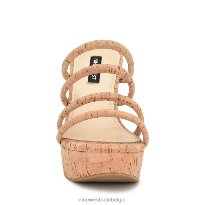 Nine West L48XT675 natuurlijk Haloway espadrille sandalen met sleehak