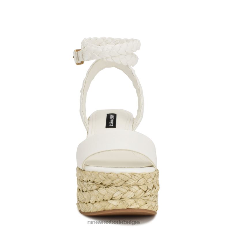 Nine West L48XT751 wit Keily espadrille sandalen met sleehak