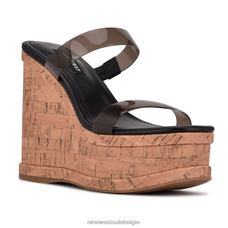 Nine West L48XT776Rapps platform sandalen met sleehak