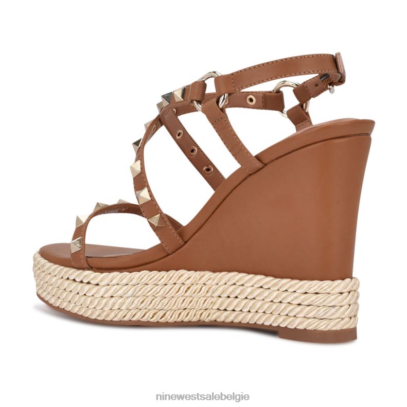 Nine West L48XT786Espadrille-sandalen met sleehak en harte studs