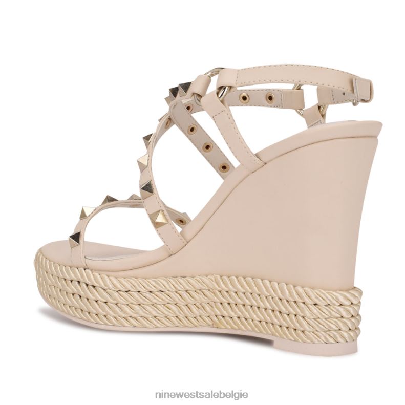 Nine West L48XT787Espadrille-sandalen met sleehak en harte studs