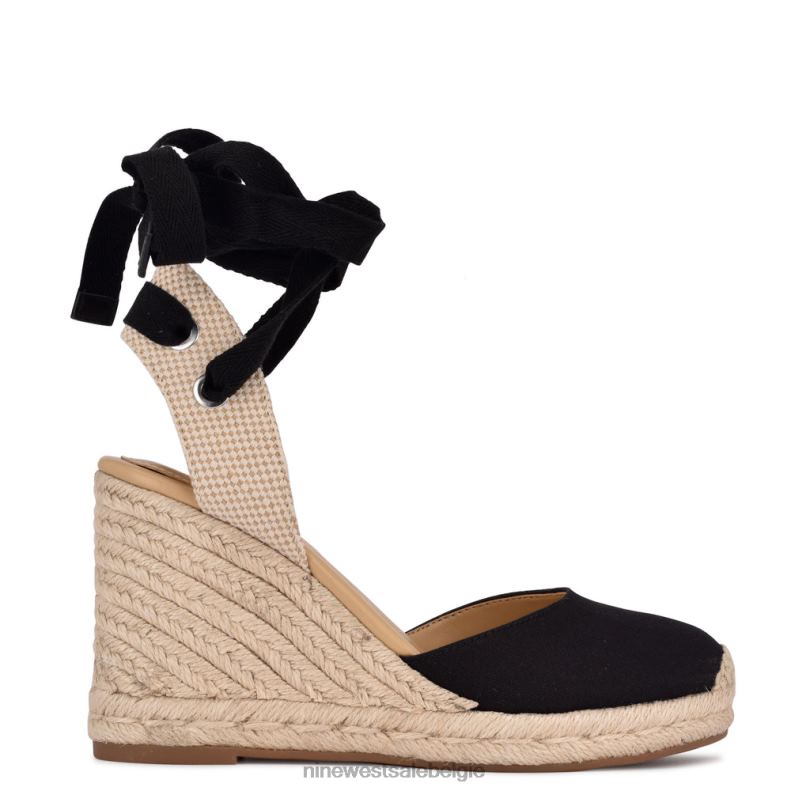 Nine West L48XT793espadrille sleehaksandalen met enkelomslag van de vriend