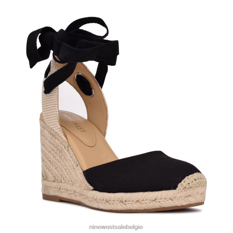 Nine West L48XT793espadrille sleehaksandalen met enkelomslag van de vriend