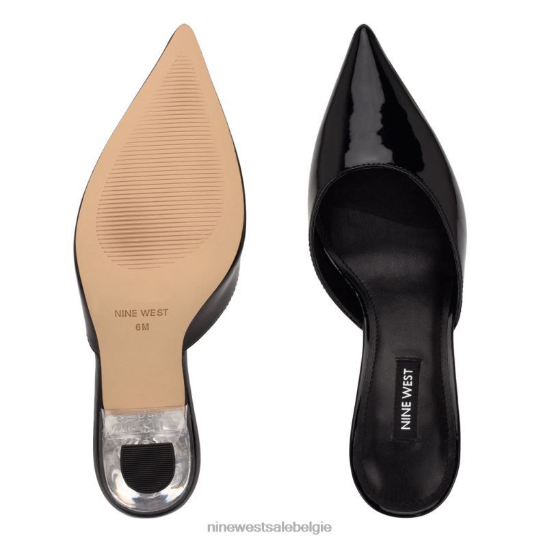 Nine West L48XT2014 zwart hott muiltjes met puntige neus