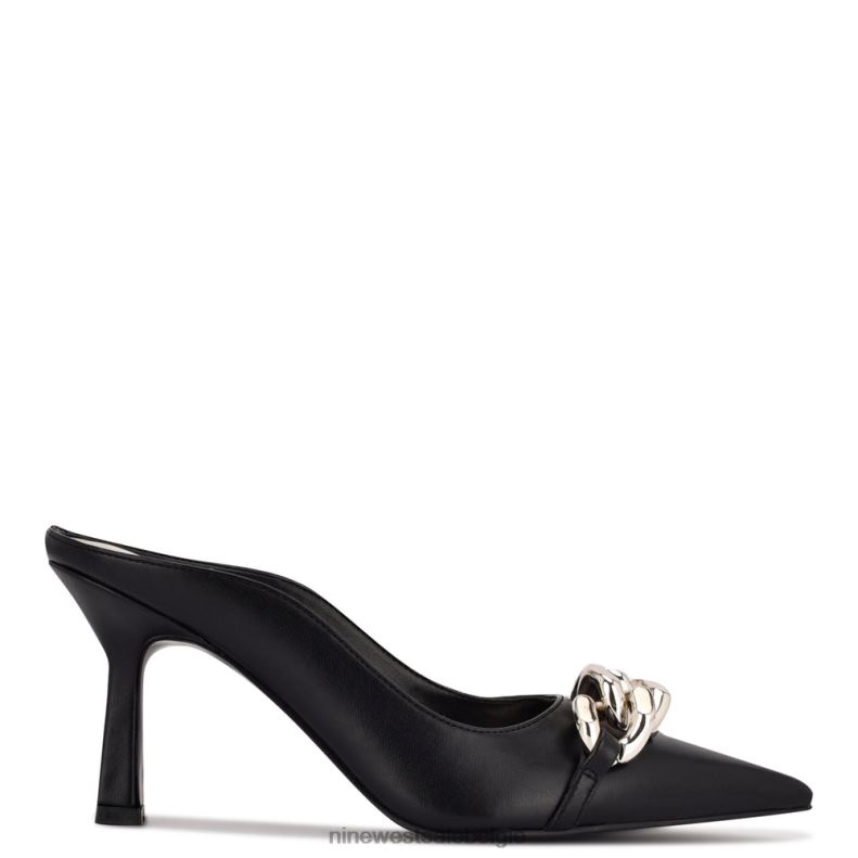 Nine West L48XT2231 zwart leer sauci-hakmuiltjes