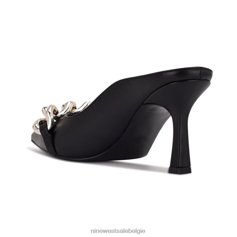 Nine West L48XT2231 zwart leer sauci-hakmuiltjes