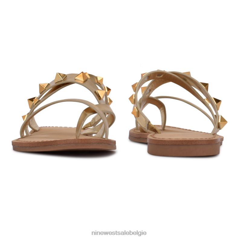 Nine West L48XT101 platijn Cerri platte sandalen