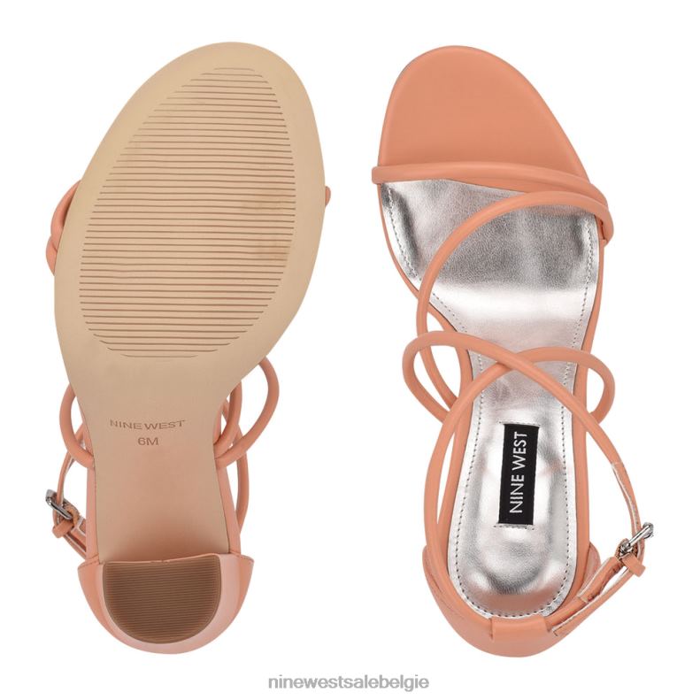 Nine West L48XT1045 crème sandalen met hak