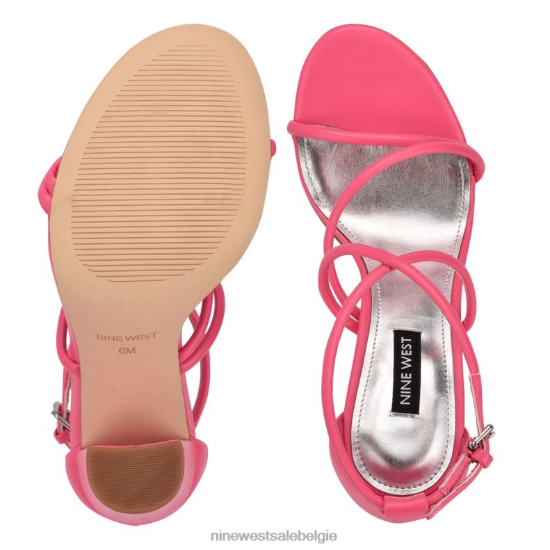 Nine West L48XT1051 wauw roze sandalen met hak