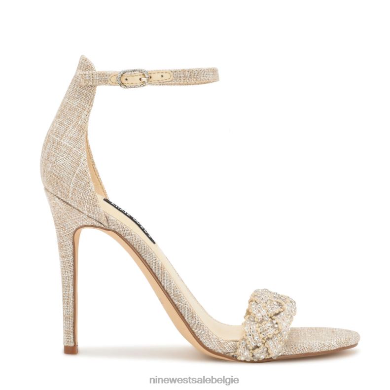 Nine West L48XT138 natuurlijk kristal morelov sandalen met hak