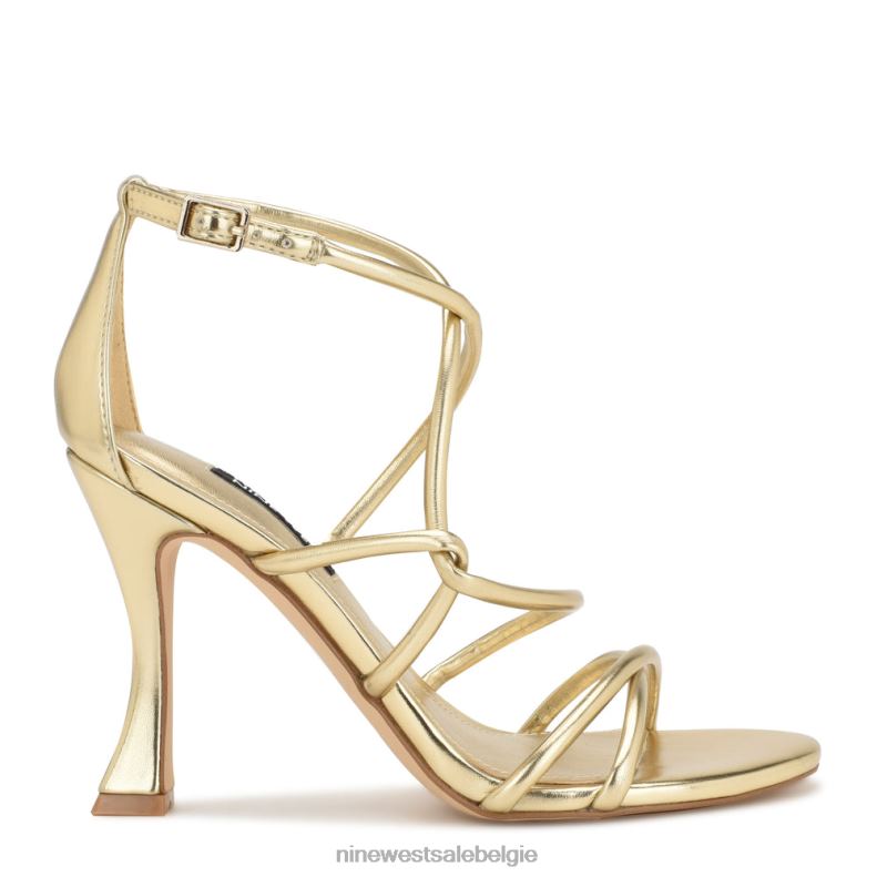 Nine West L48XT146 platijn besasy sandalen met hak en bandjes