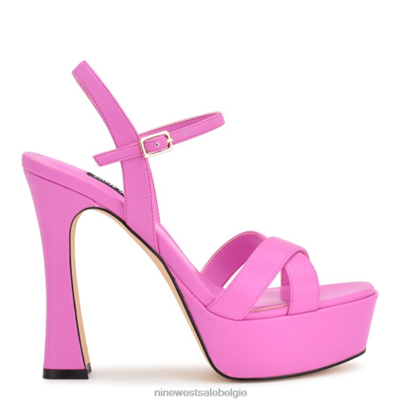 Nine West L48XT1724 roze Sandalen met iriv-platform