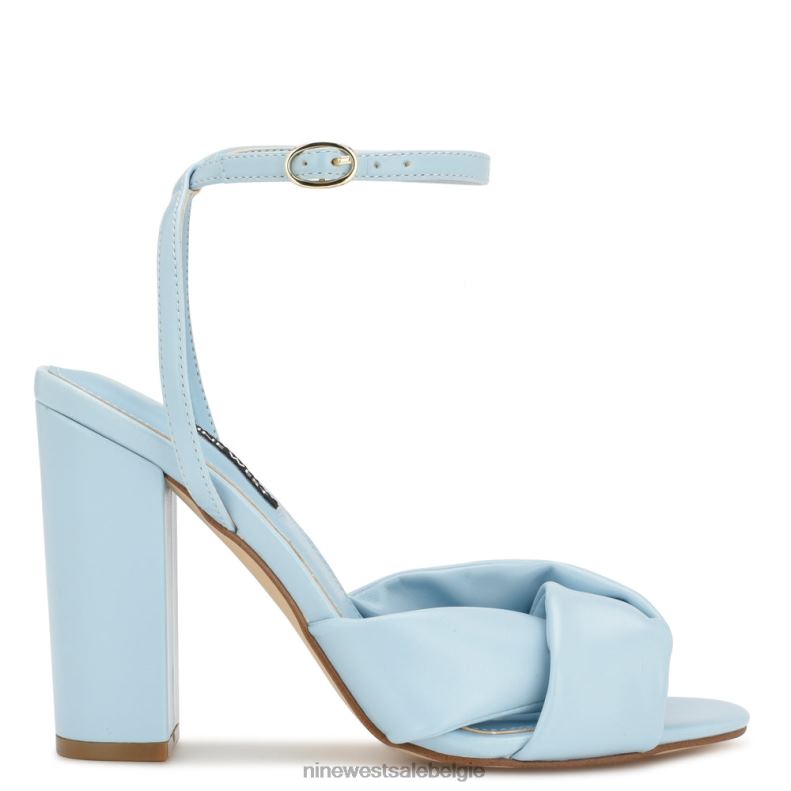 Nine West L48XT1754 lichtblauw Larisa sandalen met hak