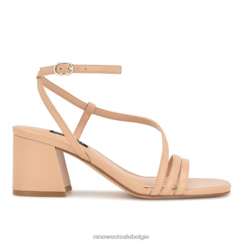 Nine West L48XT190 warme blos Georga sandalen met blokhak