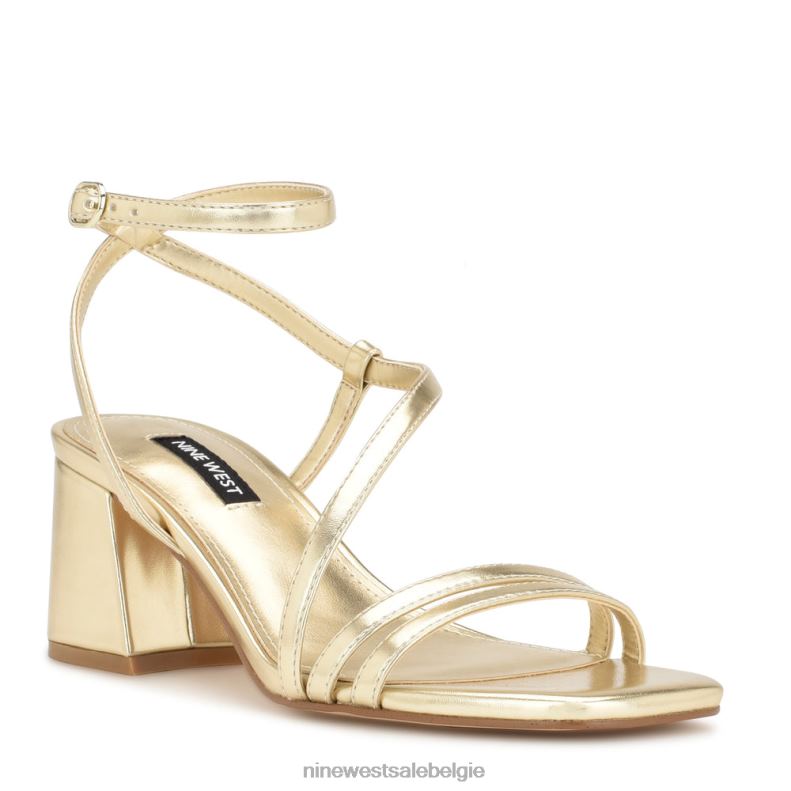 Nine West L48XT191 platijn Georga sandalen met blokhak