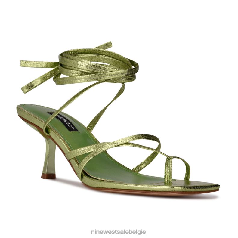 Nine West L48XT1947Pina-sandalen met enkelwikkel en hak