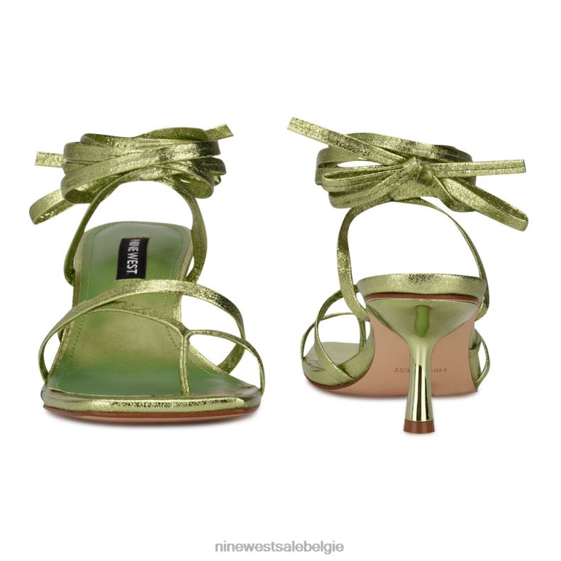 Nine West L48XT1947Pina-sandalen met enkelwikkel en hak