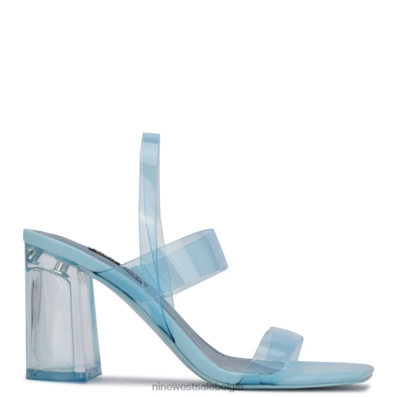 Nine West L48XT1951 blauw Sandalen met hak van tenia