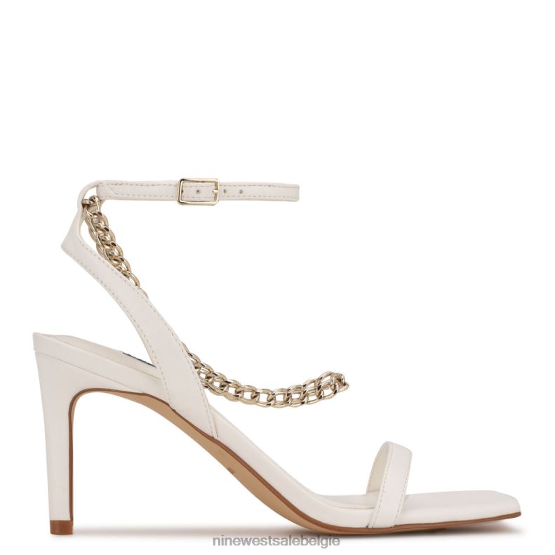 Nine West L48XT1973 wit Tallo-sandalen met enkelbandje