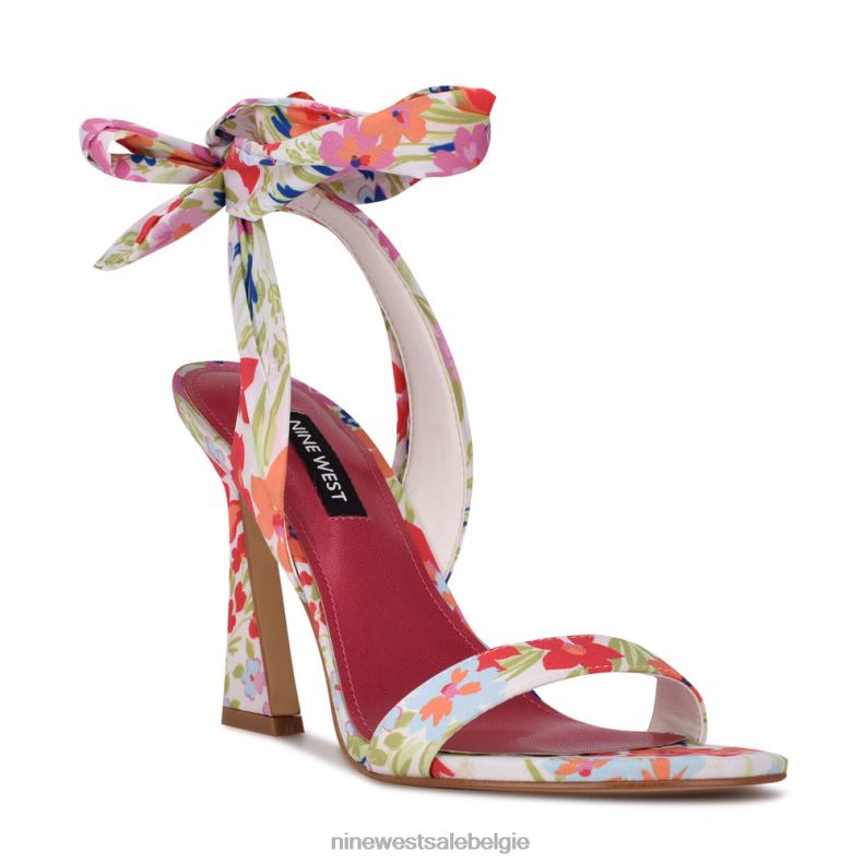 Nine West L48XT2037Kelsie sandalen met enkelwikkel en hak