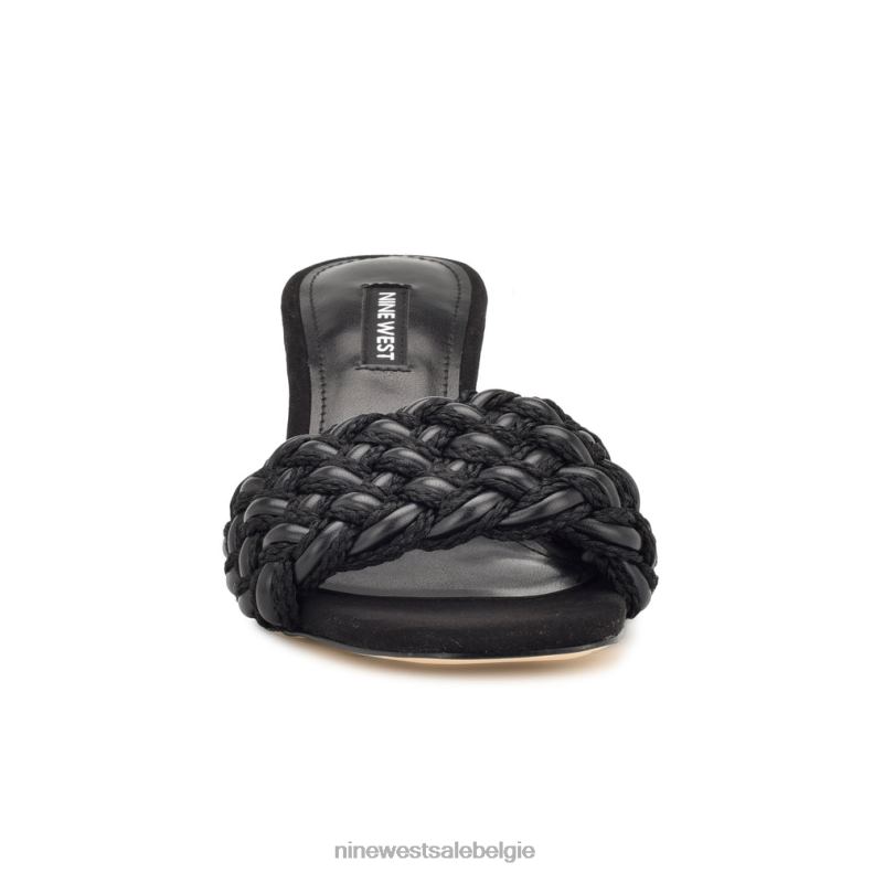 Nine West L48XT216 zwart driah sandalen met hak