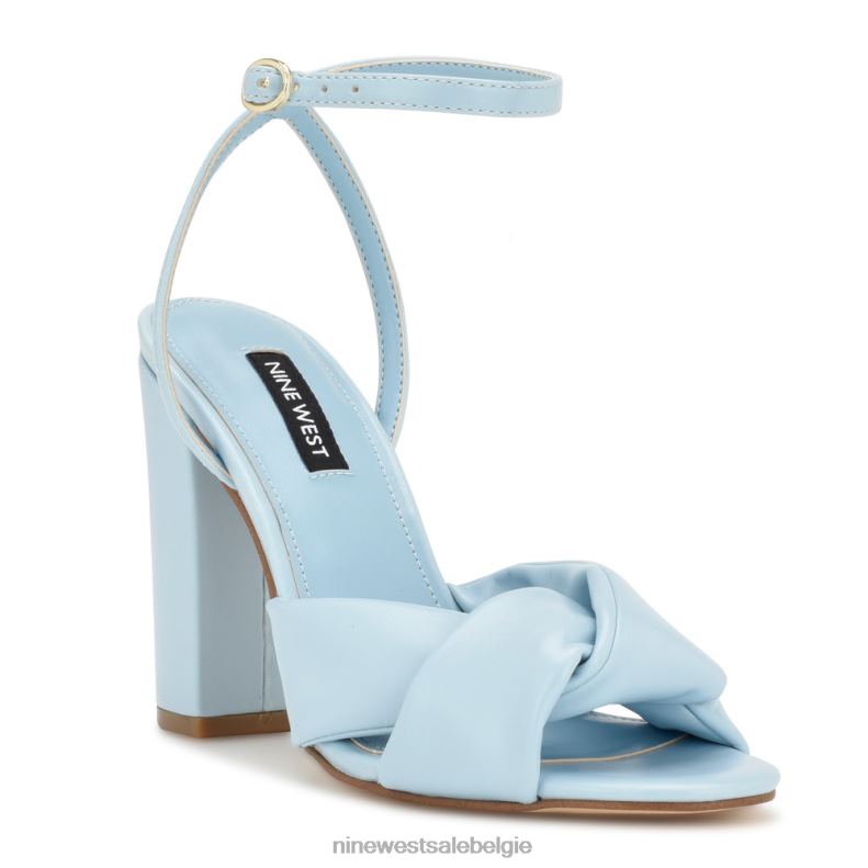 Nine West L48XT295 lichtblauw Larisa sandalen met hak