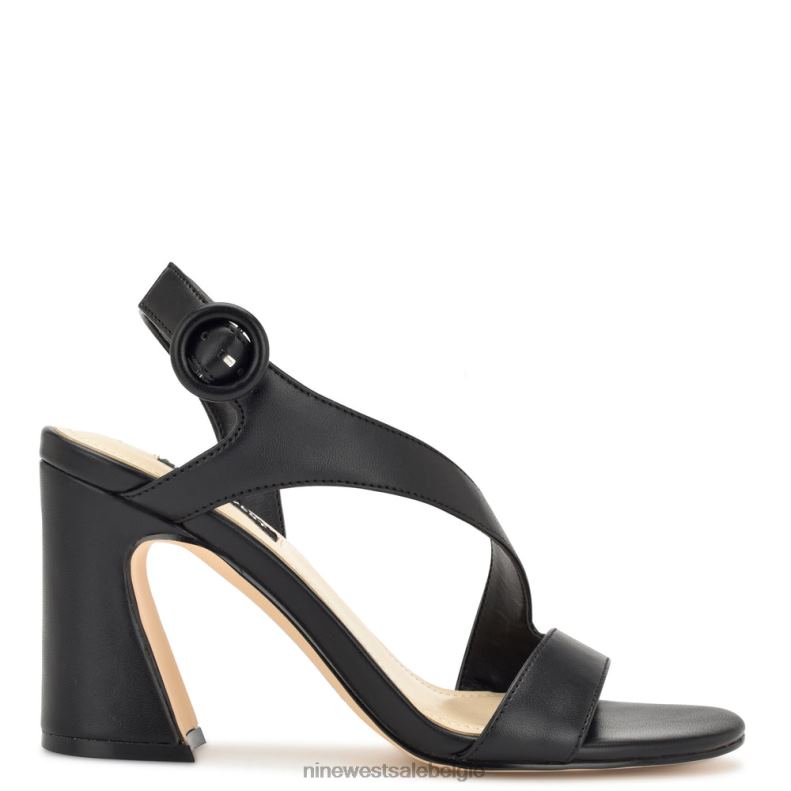 Nine West L48XT317 zwart Sandalen met ushila-hak