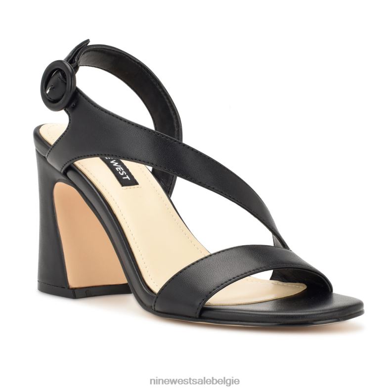 Nine West L48XT317 zwart Sandalen met ushila-hak