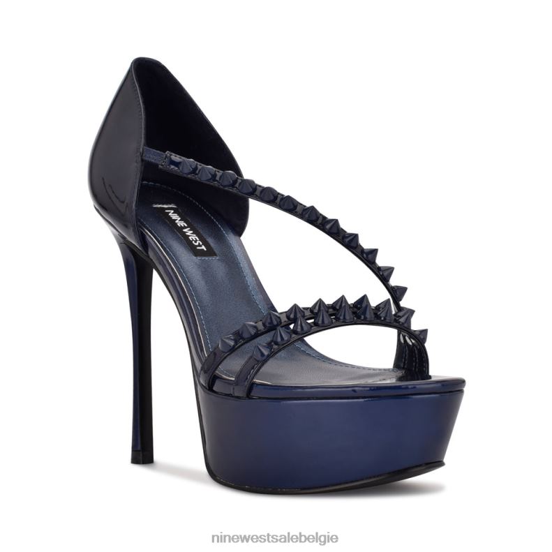 Nine West L48XT384 donkerblauw fantastische platformsandalen