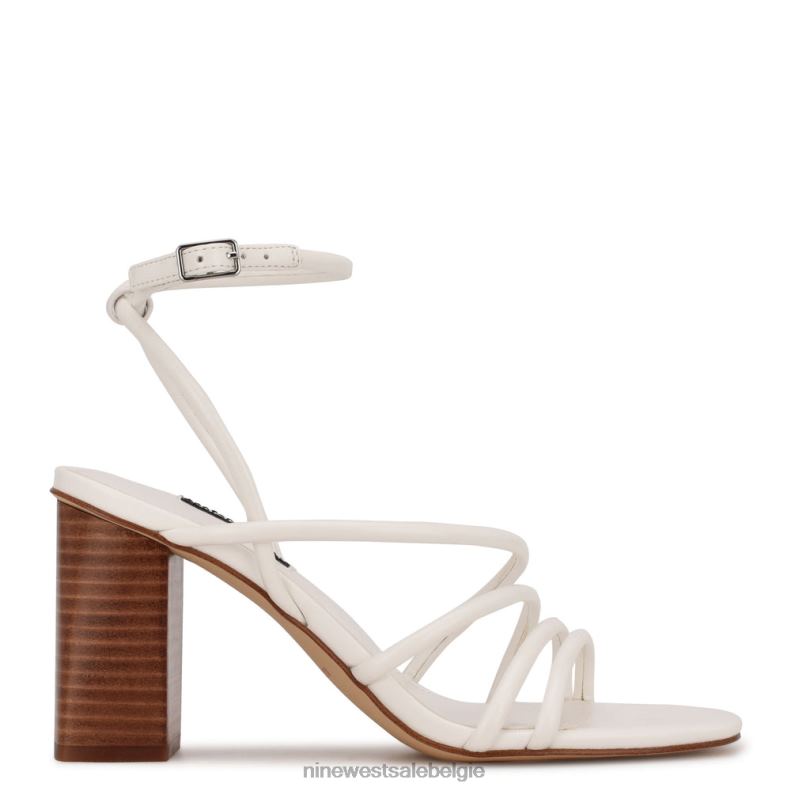 Nine West L48XT512 wit Ja, sandalen met hak