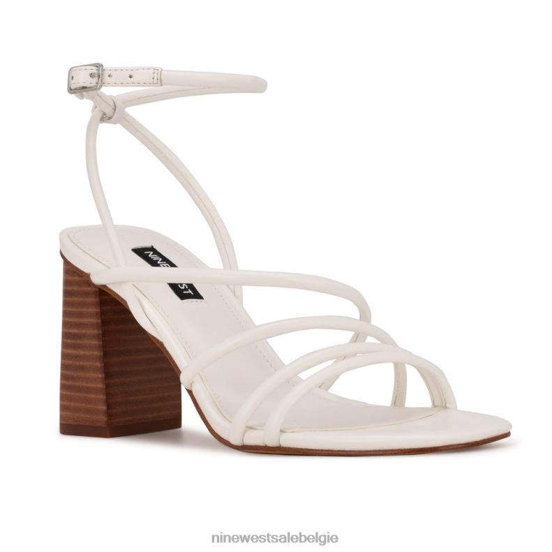 Nine West L48XT512 wit Ja, sandalen met hak