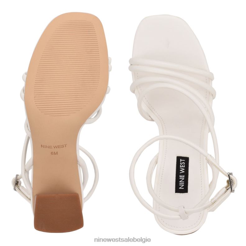 Nine West L48XT512 wit Ja, sandalen met hak