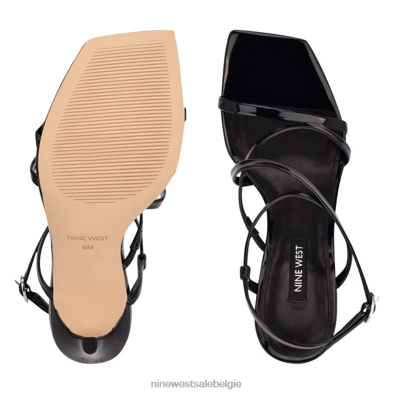 Nine West L48XT550 zwart Tilas sandalen met hak