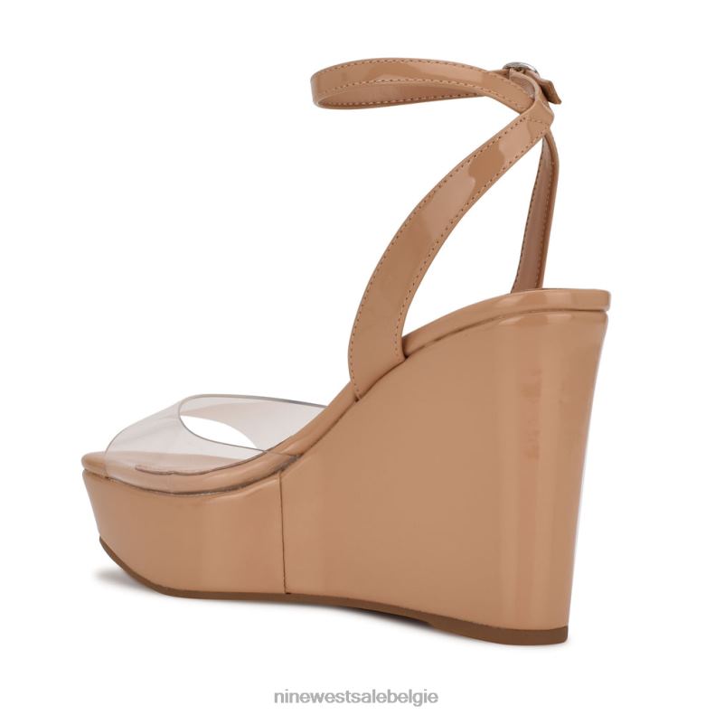 Nine West L48XT852Klear platformsandalen met enkelbandje