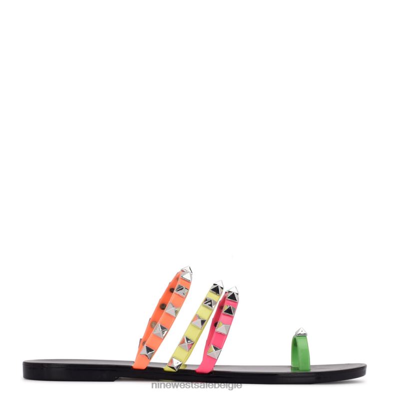 Nine West L48XT811 neon-multi Carte jelly sandalen