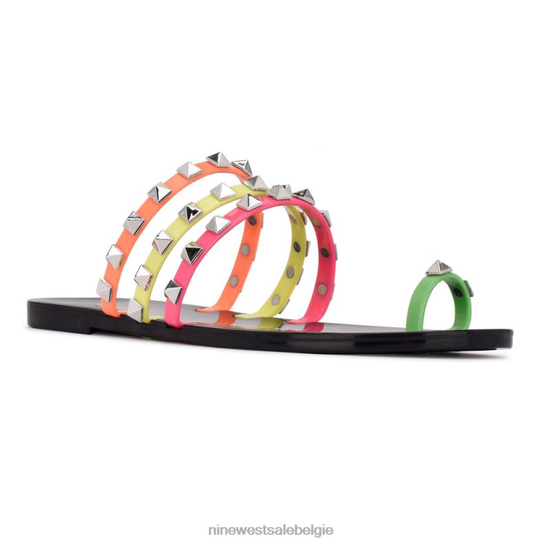 Nine West L48XT811 neon-multi Carte jelly sandalen