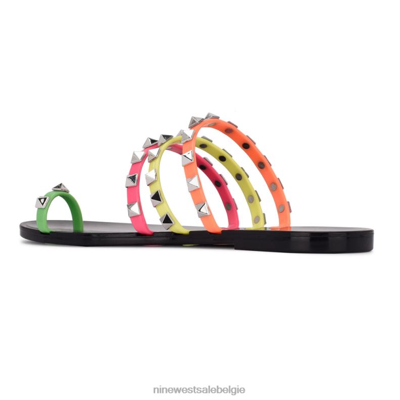 Nine West L48XT811 neon-multi Carte jelly sandalen