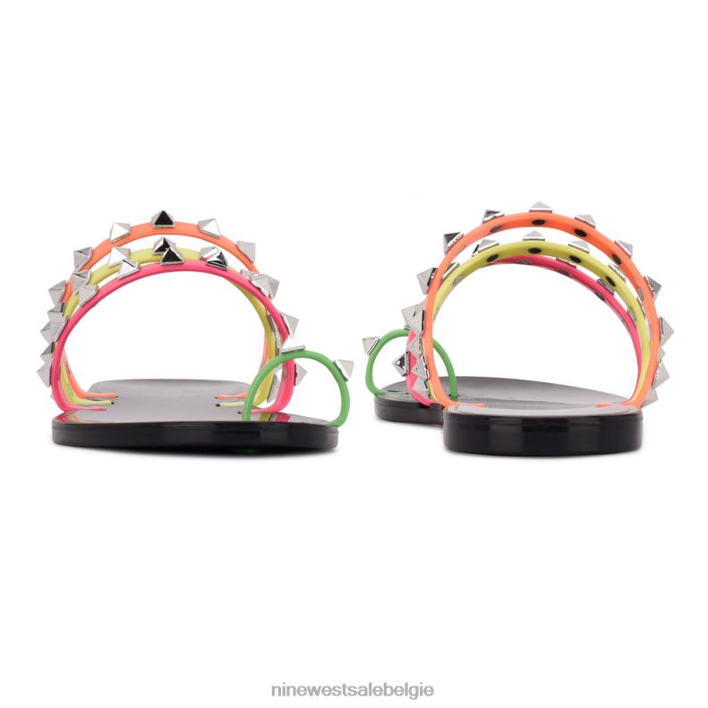 Nine West L48XT811 neon-multi Carte jelly sandalen