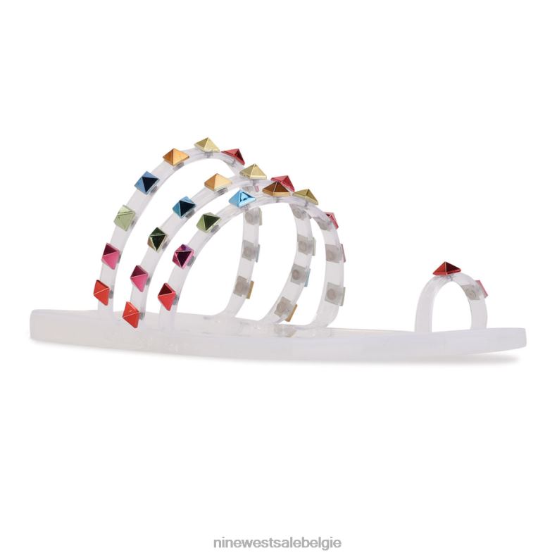 Nine West L48XT813 helder multi Carte jelly sandalen