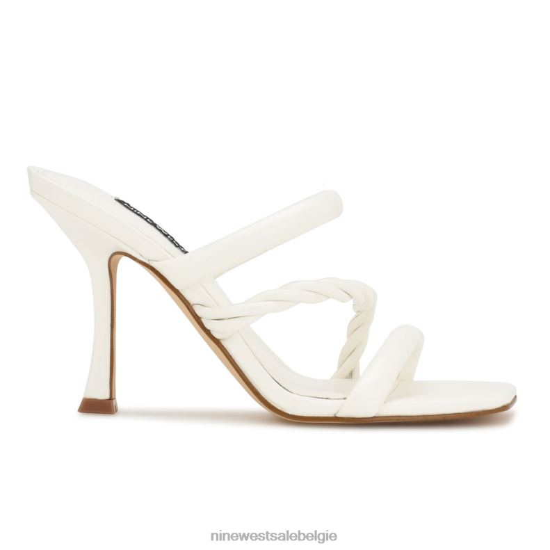 Nine West L48XT832 wit yester sandalen met hak